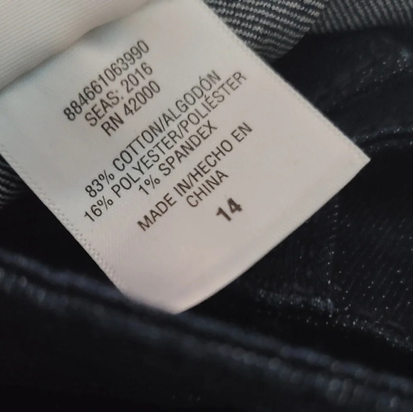 Jessica Simpson angel fit crop jean sz.14 - Picture 14 of 15